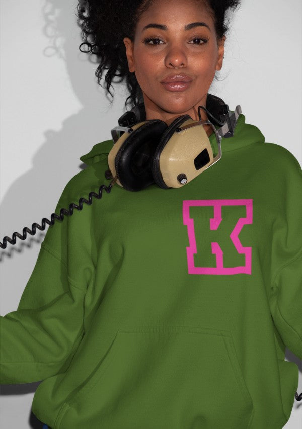 Lime green cheap kappa hoodie