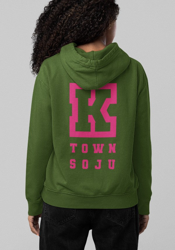 KTOWN K Hoodie in Army Green