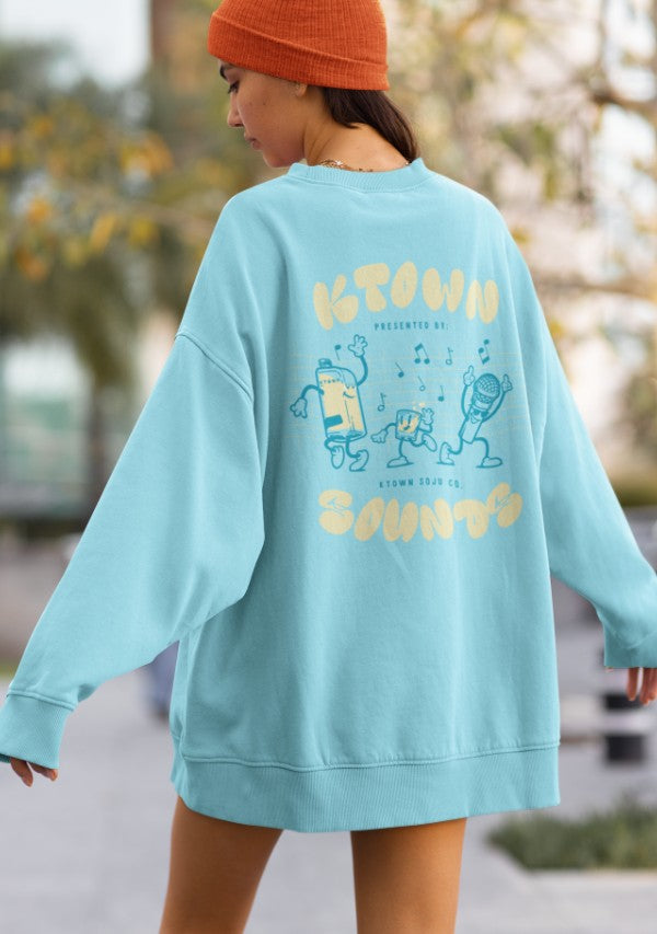 KTOWN Sounds Sweatshirt in Chambray