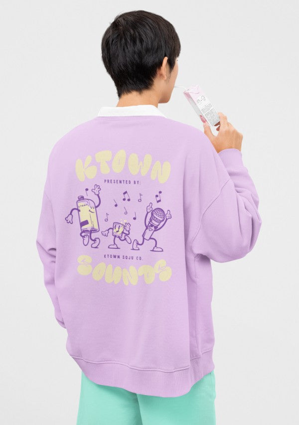 KTOWN Sounds Sweatshirt in Orchid