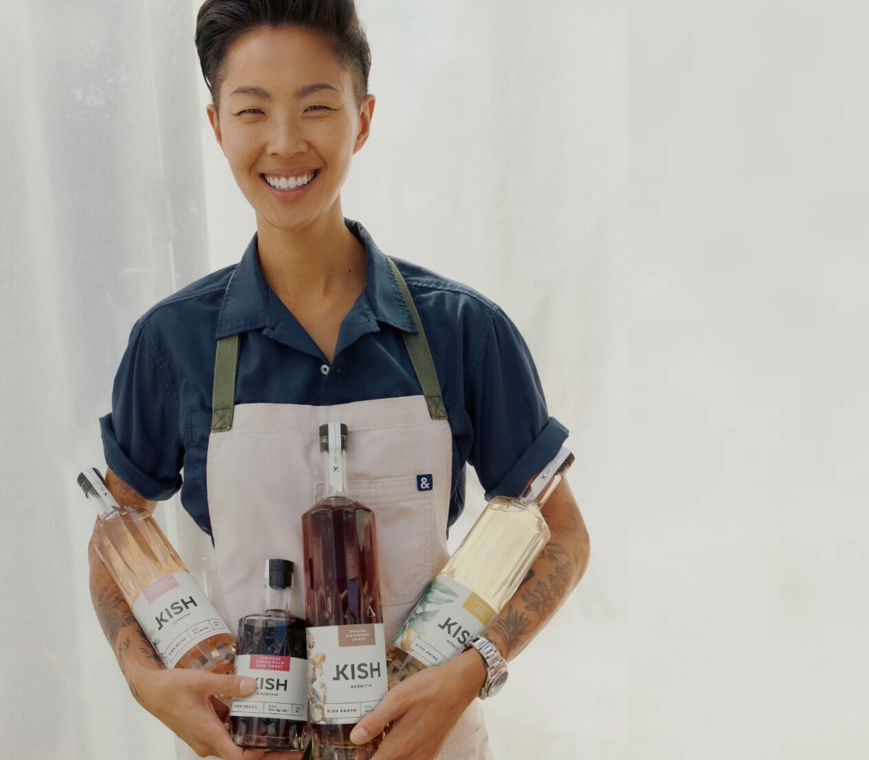 Asian American Spirits House, Yobo, Collaborates With Top Chef Winner, Cookbook Author And TV Personality Kristen Kish On Modern Aperitif Line, Yobo_Kish